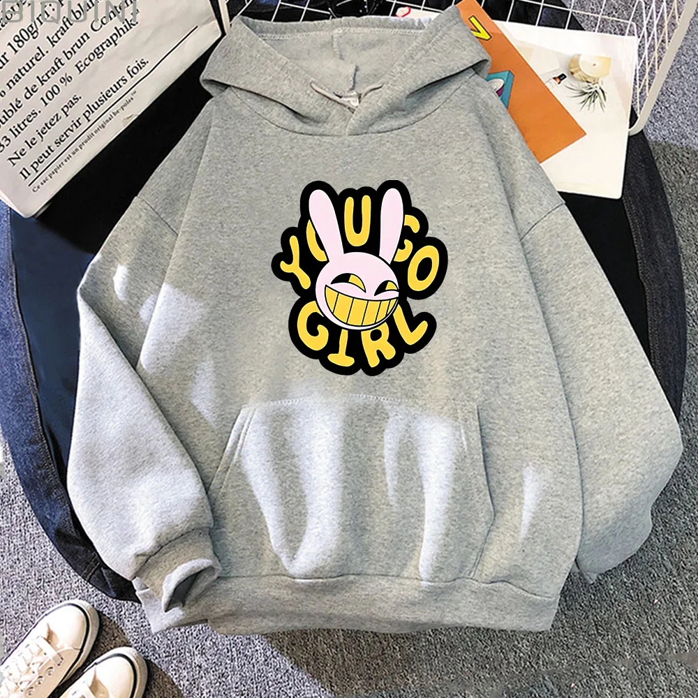 هودي جاكس السرك الرقمي المذهل ، هودي كاواي مضحك هاراجوكو ، بلوفرات خمر أرنب لطيف ، بلوزات كرتون ، بلوزات رجالية #6