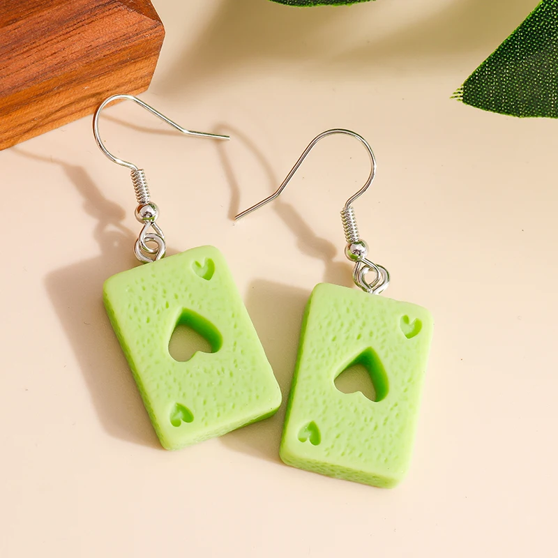 Grüne Farbe Tier Schmetterling Gummibärchen Frosch Ohrringe für Frauen Brincos Getränke Wolke Blume Sommer Hochzeit Schmuck Geschenke – Detail 1