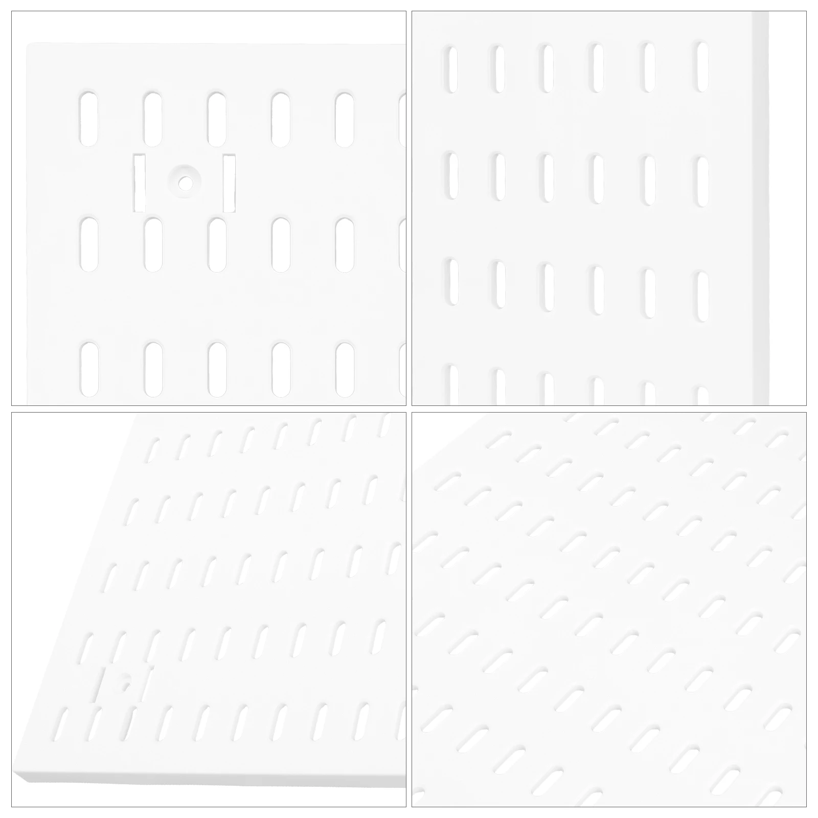 

Peg Board Rack Workshop Accessories Storage Organizer Accesories Holders Display White Organizers and Pegboard Office