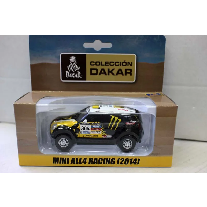 دييكاست 1:43 مقياس DA * KAR Mini All4 داكار سبيكة سيارة نموذج تحصيل لعبة هدية تذكارية عرض حلية