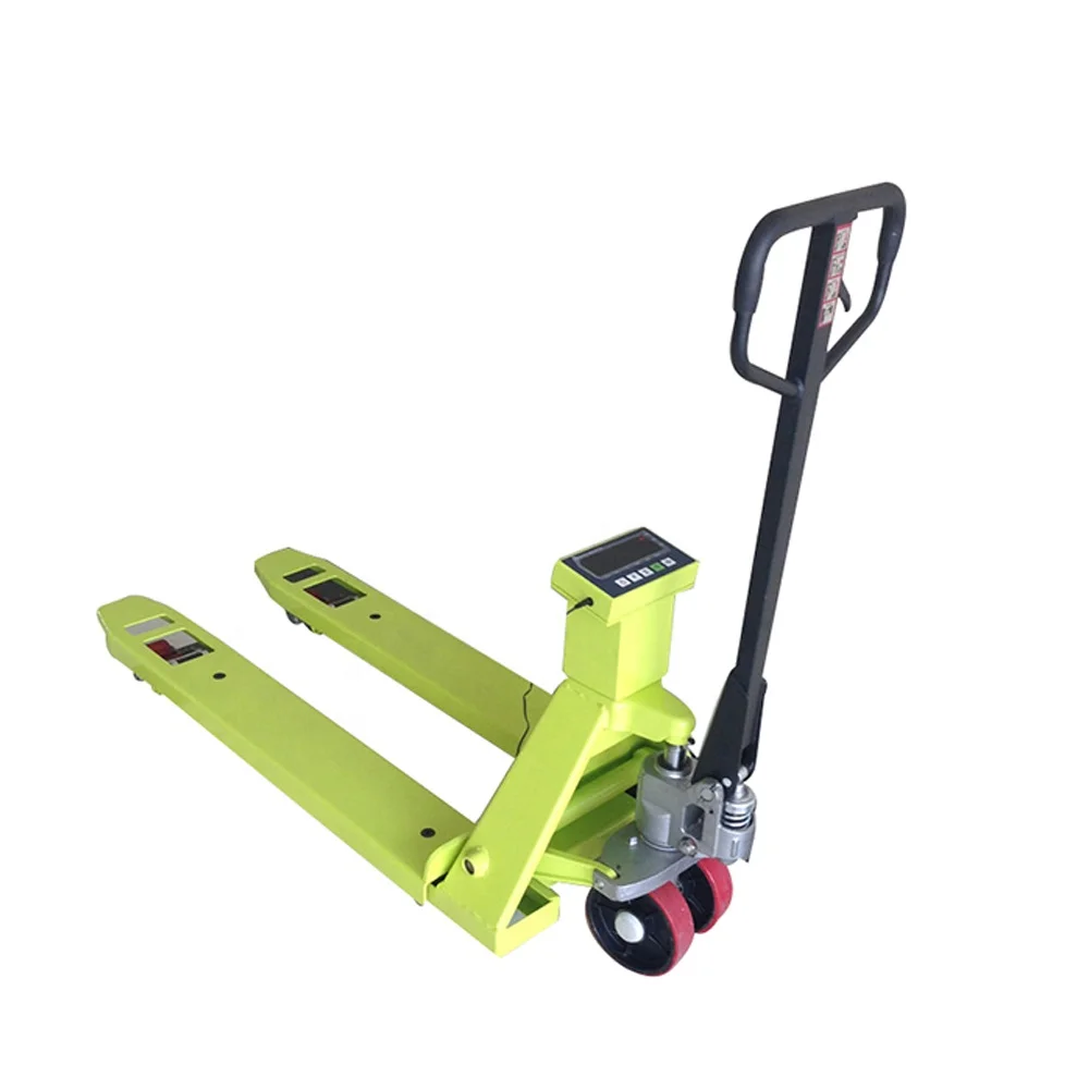 

Chinese Manufacturer TUV Certificated Pallet Jack Scale Pallet Wrapper With Scale Pallet Weight scale