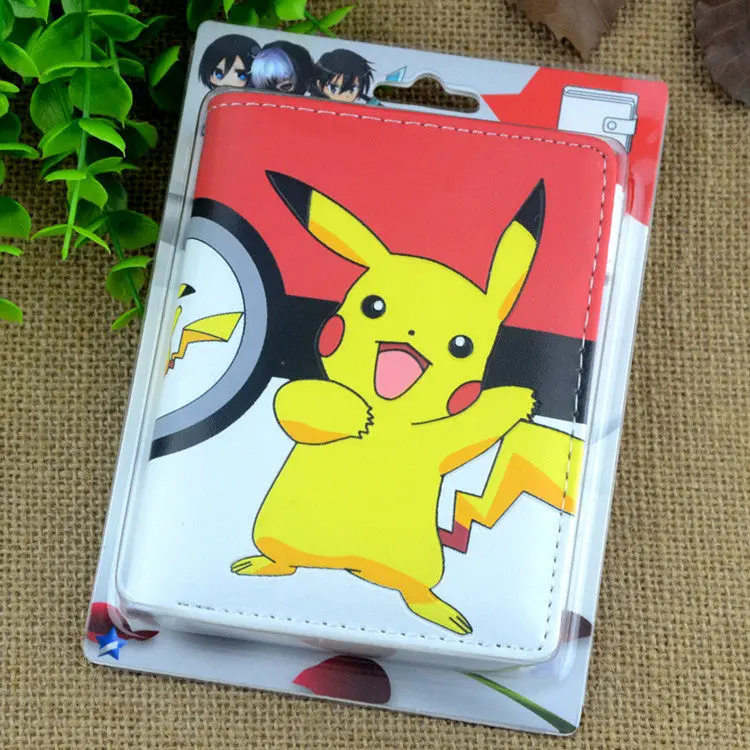 2026-新アニメポケモンピカチュウ財布-pu-かわいい漫画ファッション小銭入れコンパクト財布カードホルダーミニ小銭入れ子供ギフト