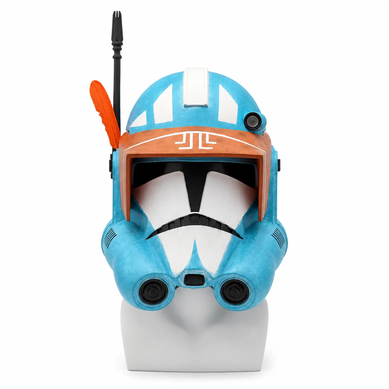 Máscara de Cosplay del Comandante Tarkin de Star Wars, Casco Azul del Capitán Tukk, Máscara de Halloween, Accesorios de Disfraces para Adultos TK052
