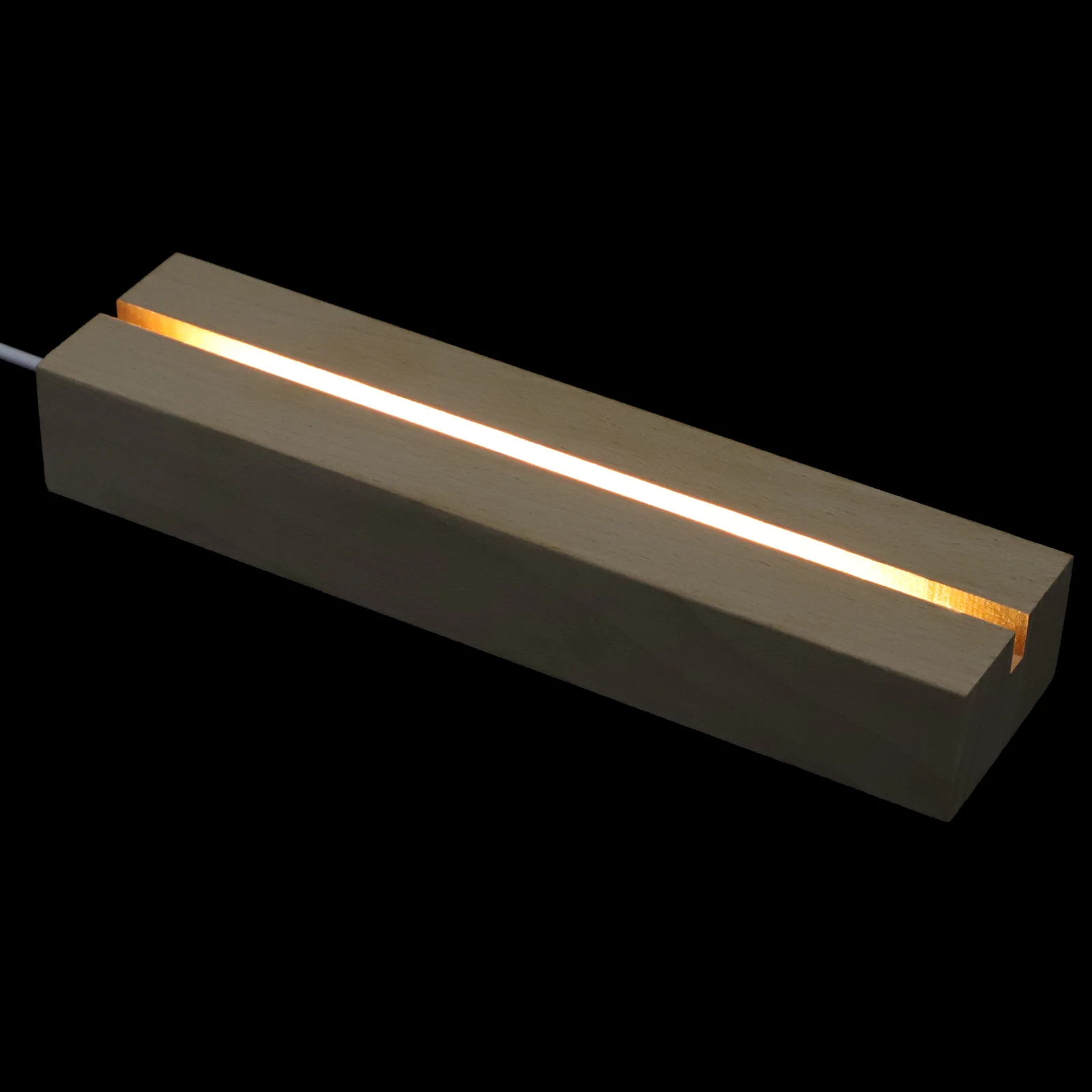 

Base Led Lighting Pedestal For Home Light Base Glass Art Warm Light Home Decor Display Stand