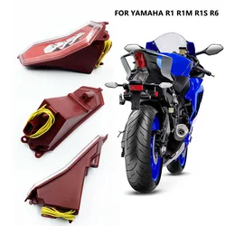 For Yamaha YZF R1 R6 R7 YZF-R1M R1S YZF-R7 2015-2023 Motorcycle LED Taillight Rear Brake Turn Signal Integrated Tail Light