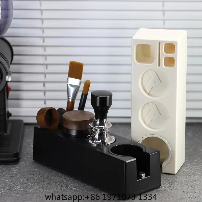 Coffee Portafilters Mat Stand ABS Espresso Tamper Mat 51/53/58mm Distributor Holder Cafe Tools Accessories for Barista