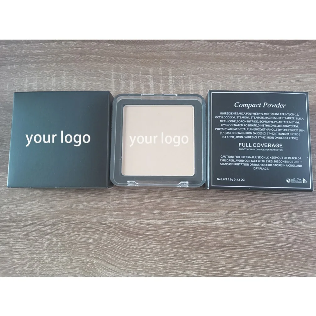 

12g Vegan Concealer Pressed Powder High Coverage Matte Finish Oil Control LongLasting Private Label Custom Logo Makeup Wholesale