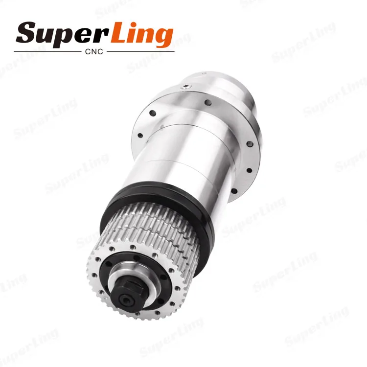 CNC Machine Center Spindle BT40 Belt Driven Spindle 6000rpm OD120mm Automatic Tool Change Milling Spindle