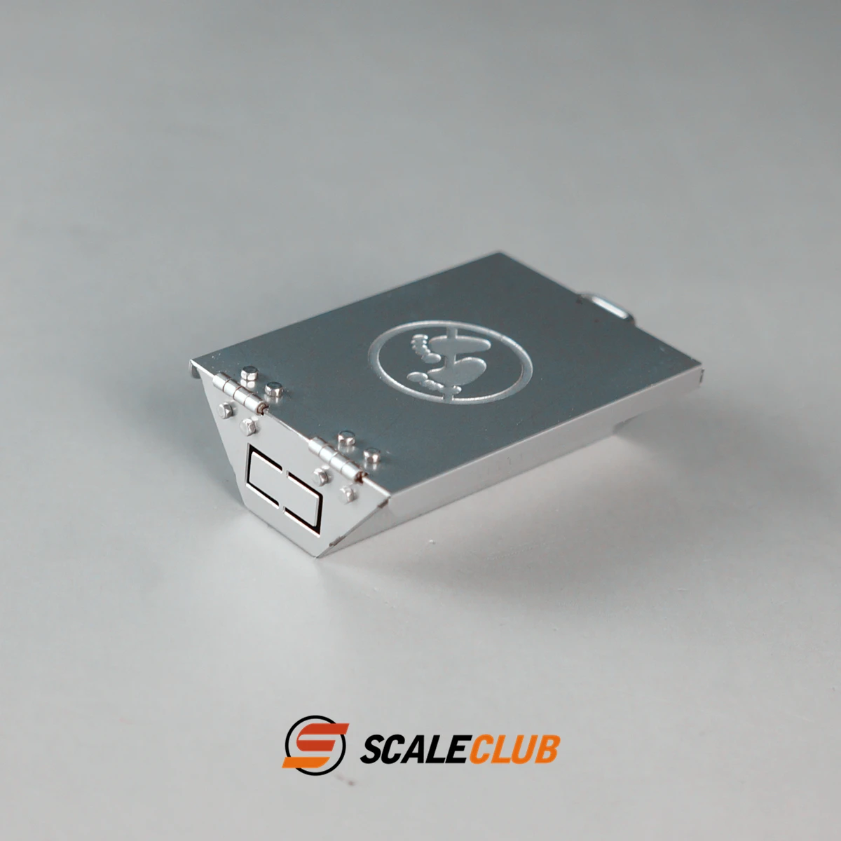 RC Scaleclub Model For Tamiya 1/14 Tractor Container Truck Truck Metal Fender Toolbox For Tamiya Lesu Rc Truck Trailer Tipper