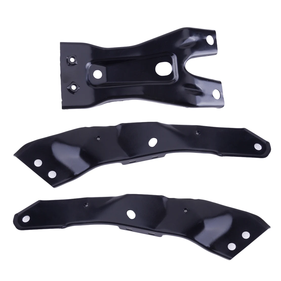 5K0806929B 5K0806930B 5K0805567A 3Pcs Car Front Radiator Hood Support Bracket Set Fit For VW Golf GTI Jetta Wagon 2010-2014