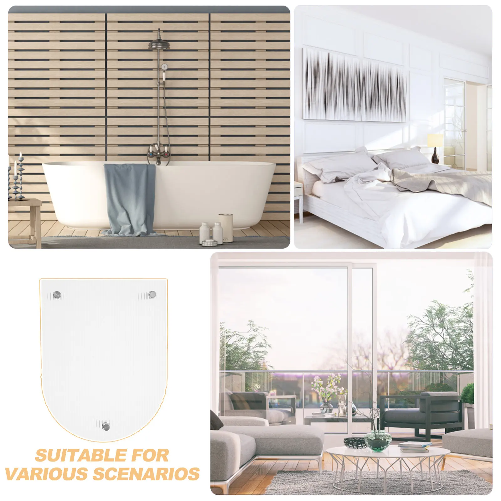 

Акриловый органайзер для украшений: прозрачный лоток для хранения колец, серег, ожерелий, браслетов, парфюмерии, косметики, для туалетного столика, ванной комнаты