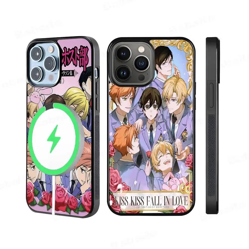 

Ouran High School Host Club Phone Case Magnetic Case For iPhone 16 14 13 12 15 Pro Max Plus For Magsafe Wireless Charge Cover
