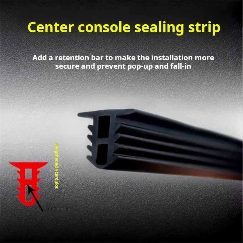

3М/5М Звукоизоляционная уплотнительная лента для центральной консоли автомобиля, силиконовая лента для снижения шума и предотвращения пыли в салоне автомобиля