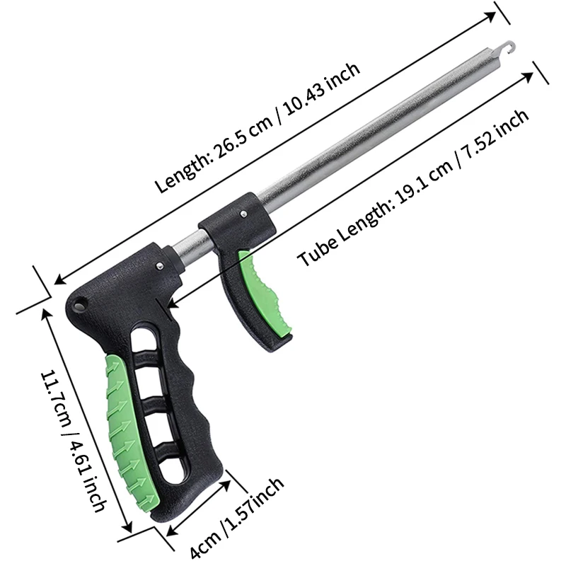 Fishing tongs, fish lip clip set, fishing remover, multi-function fishing tool, suitable for saltwater, fresh water, ice fishing