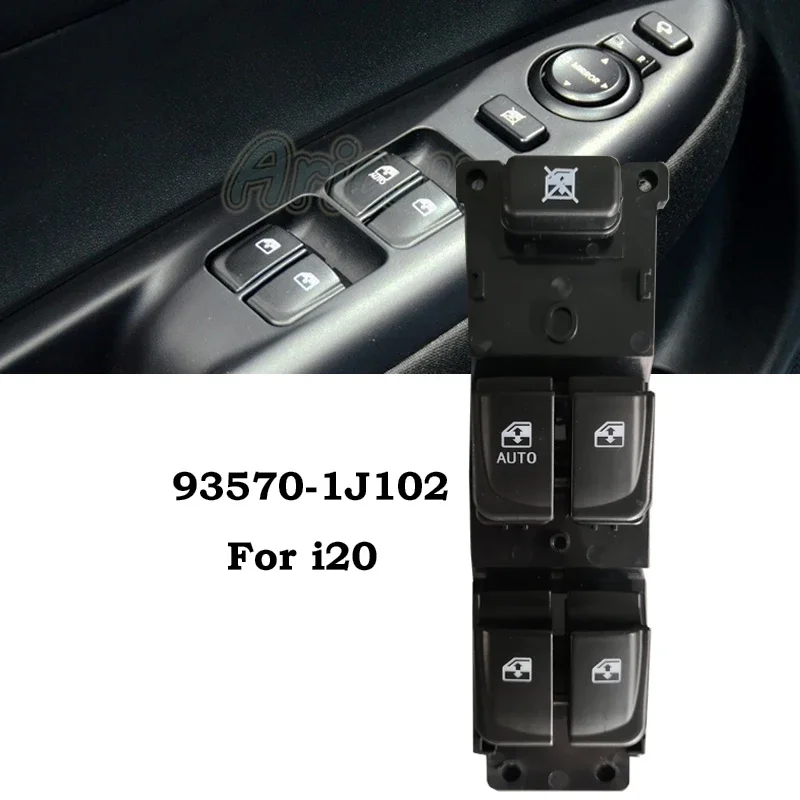 

LHD Front Left Car Window Control Switch Window Regulator Button For Hyundai i20 2008-2015 935701J102 93570-1J102