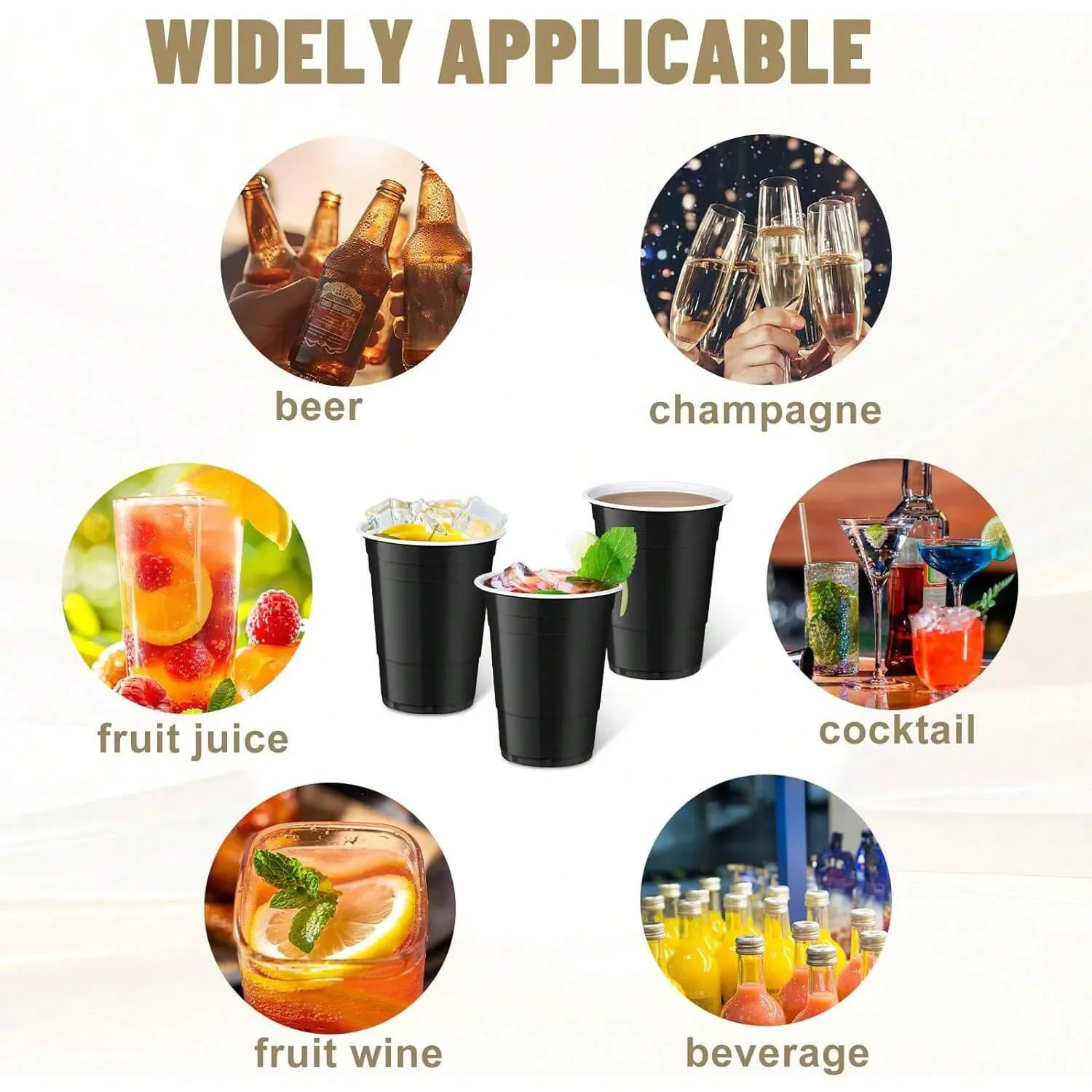 Disposable Plastic Party Cups 4