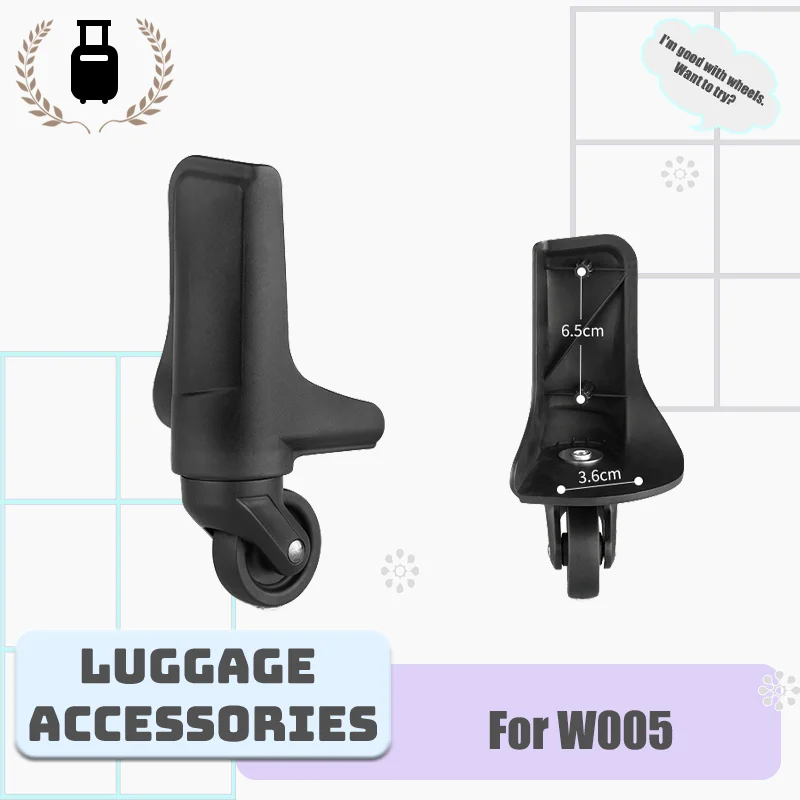 

For W005 Silent Replacement Parts for Suitcases - 360° Multi-directional Wheels for a Quiet and Ultra-Smooth Travel Experience
