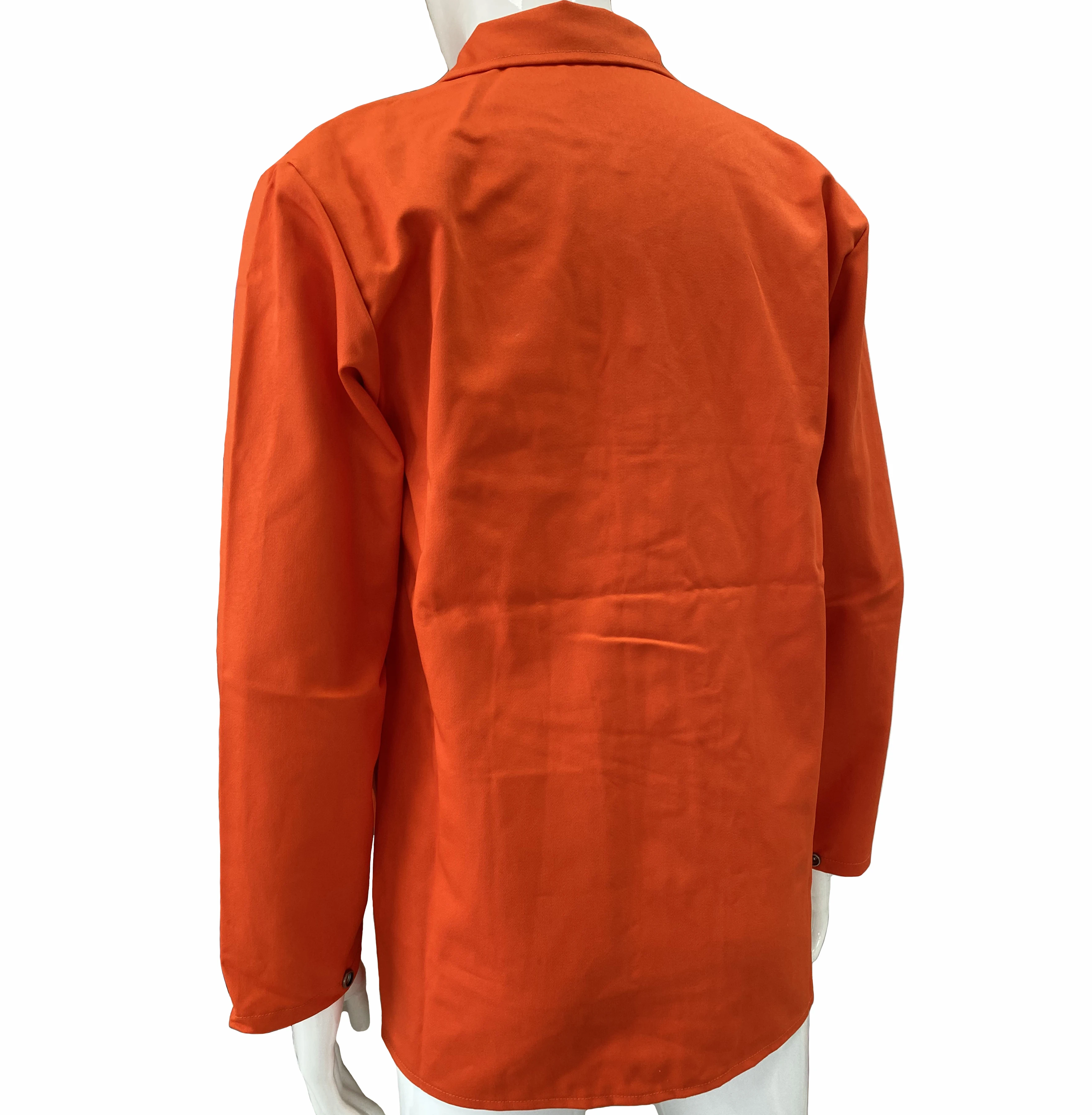 Welding Jackets Orange Color Flame Resistant Pants Fire Retardant Proof Trousers Coverall FR Cotton Welder Clothing