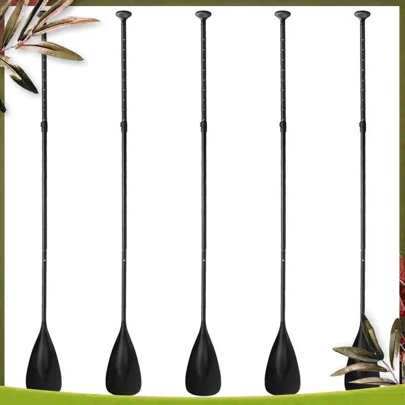

Reliable-5X Adjustable Stand Up Paddle Board Paddle With Unique Lock Design Floating Alloy Shaft Paddleboard Paddle,Black