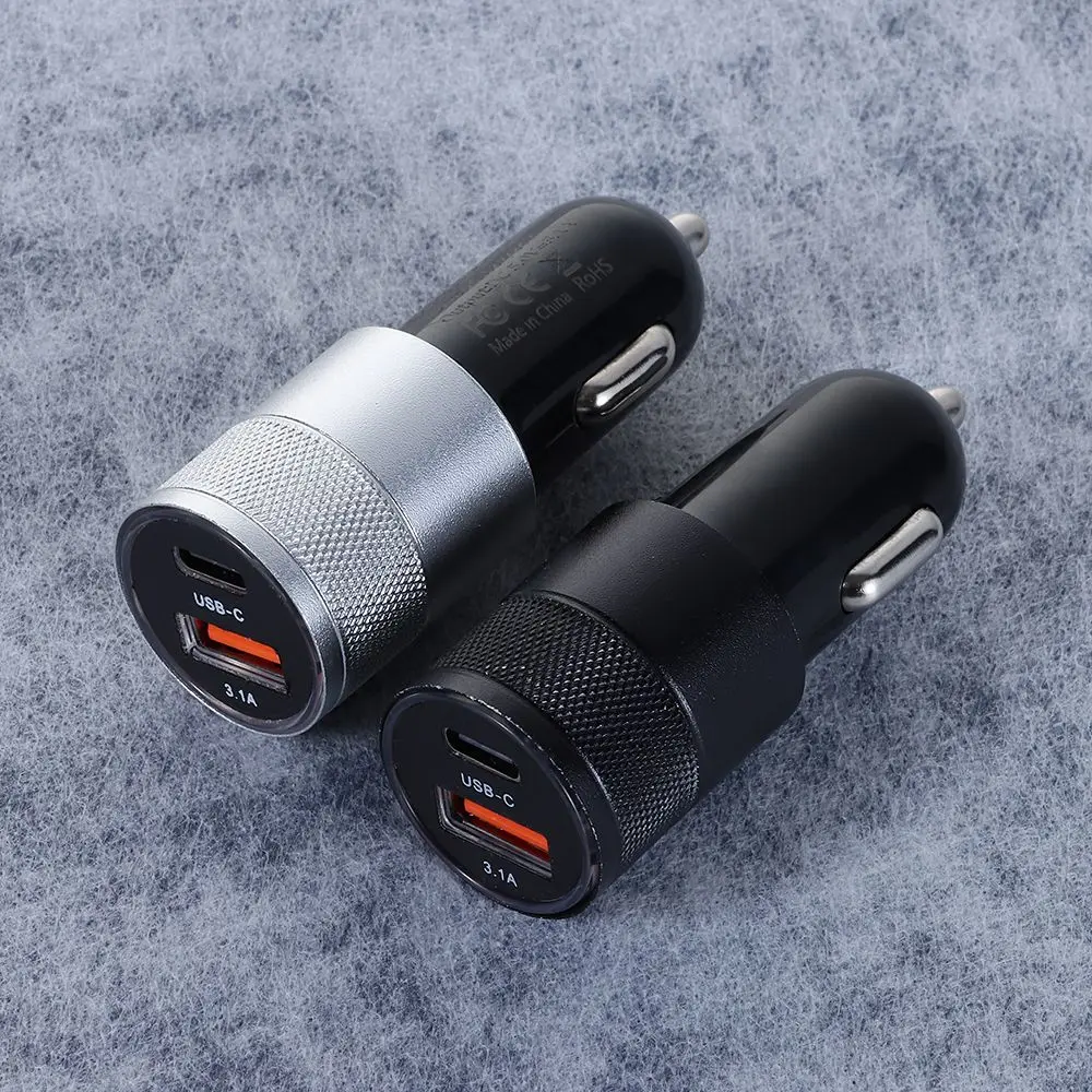 

Mini Type C Adapter Travel charger Phone Charger Car Quick Charger USB Car Charger USB Port