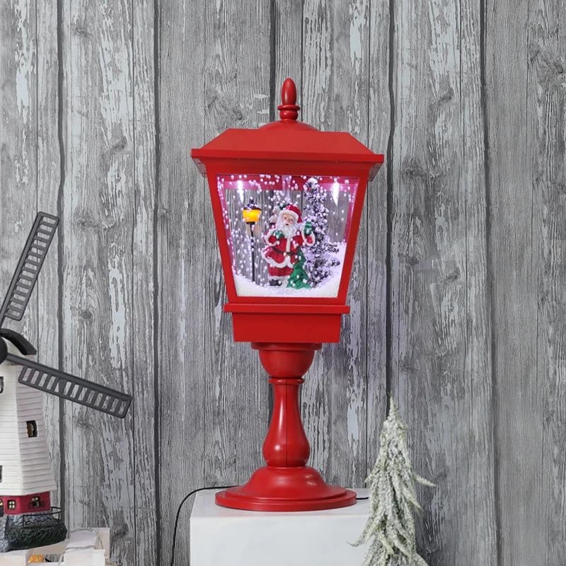 New Christmas decorations, snow table lamps, creative gifts, handicrafts, ornaments, shopping mall set props, birthday gifts