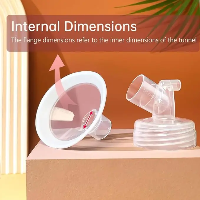 

Разделенный фланец без BPA с силиконовой накладкой, аксессуары для молокоотсоса, совместимые с молокоотсосом Medela Youha Lansinoh speCtra