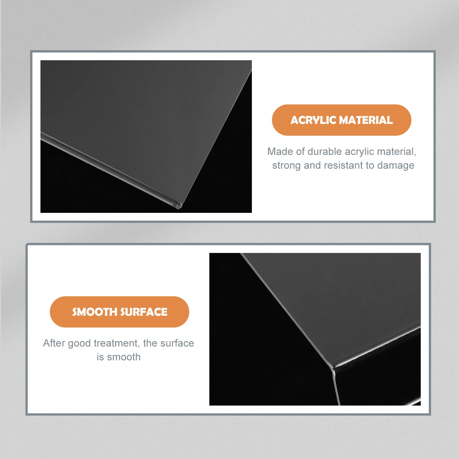 

Durable Acrylic Keyboard Stand Tilted Design Clear Riser for Improved Hand Feeling and Typing Experience Keyboard Stand