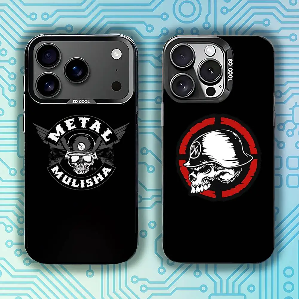 

M-Metal Mulisha Motocross Phone Case For iPhone 17,16,15,14,13,12,11,Pro,Max,Plus,E,Air,Mini Black Tpu Cover