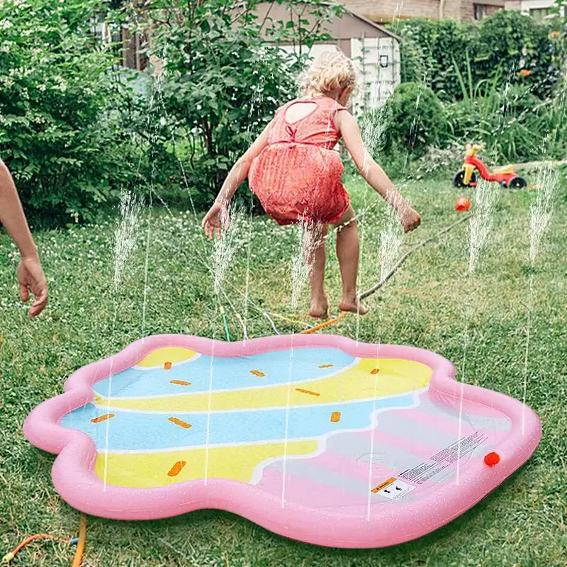 

Sprinkler Play Mat For Kids Splashing Pad Water Toys Interactive Outdoor Water Toys For 3 Years Old Girls Boys Children Toddler