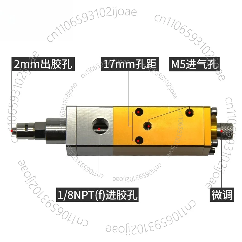 BF-30 Diaphragm Suction Dispensing Valve Lift Dispensing Valve Precision Dispensing Valve Point Glue Gun Nozzle