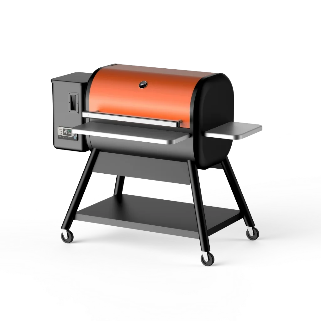 Wood Pellet Grill Smoker Wifi Bbq Grill Meat Smoker Pellet Stove with APP Wifi Controller Outdoor Wood Pellet Smoker Grill