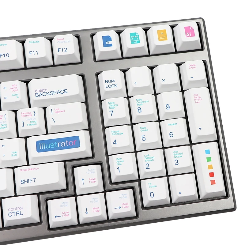 New--136 Keys Keycaps PBT Dye Subb Cherry Profile Keycap 1.75U 2U Shift For GK61 64 84 Tkl87 98 104 MX Switch Key Cap 7U