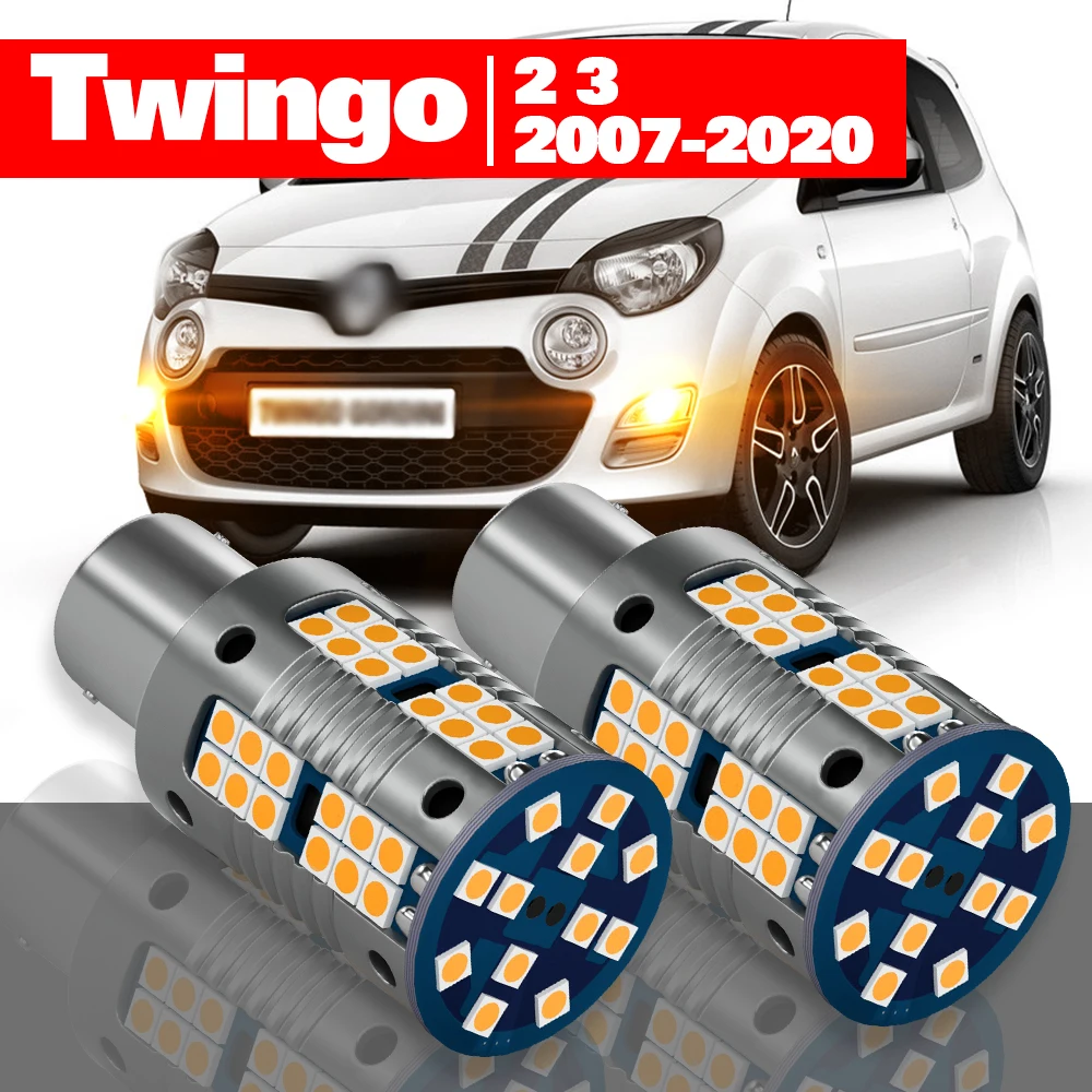 

For Renault Megane Twingo 2 3 2007-2020 2pcs LED Turn Signal Light Accessories 2010 2011 2012 2013 2014 2015 2016 2017 2018 2019