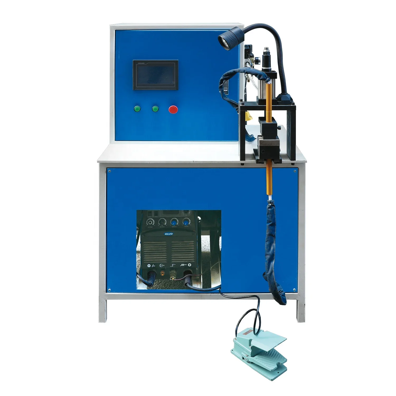 TIG Welding Machine GTAW Heliarc Electric Arc Stepper Control  Non-Consumable Electrode Filler Metal added by hand