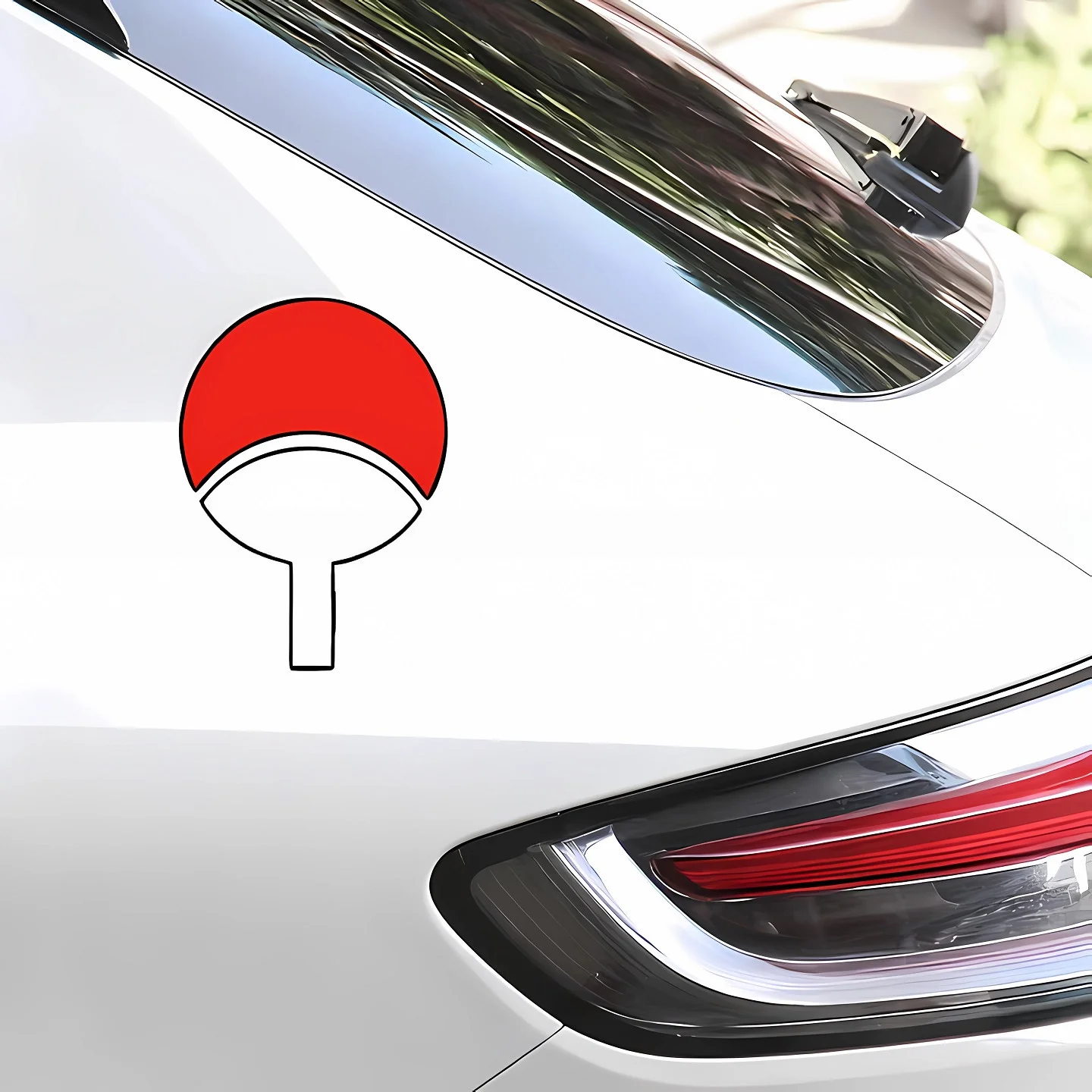 Ninja Uchiha Clan Symbol Vinyl Sticker Car High Stickiness Waterproof Door Window Decal Auto Motorcyc Exterior Decor Accessories