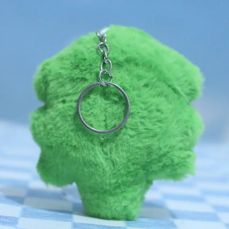 Mini porte-clés en peluche au beurre pour sac à dos, pendentif arbre de Noël, plantes en peluche, cadeau Kawaii pour un ami