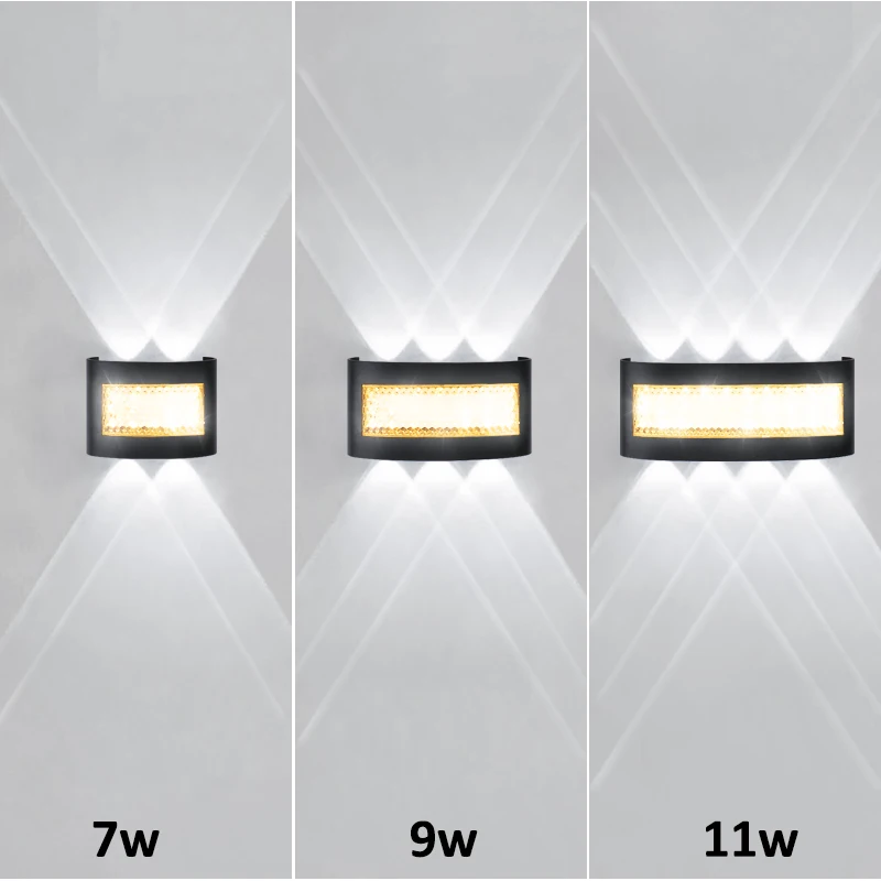 New Waterproof LED Wall Light 85-265V Indoor Living Room Dining Room Bedroom Bedside Home Decoration Atmosphere Light