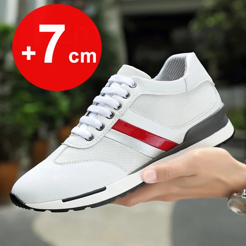 

New 2023 summer Men's sneakers Elevator Shoes Height Increasing invisible inner height 6cm Taller shoes comfortable sports shoes