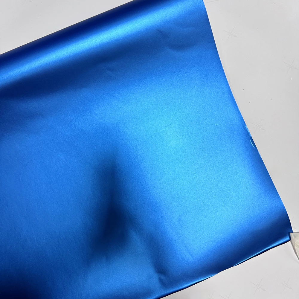 

Car Vinyl Wrapping Matt Chrome Film Ice Film Sky Blue Vehicle Sticker for DIY Auto Internal External Decal Accessories Foil