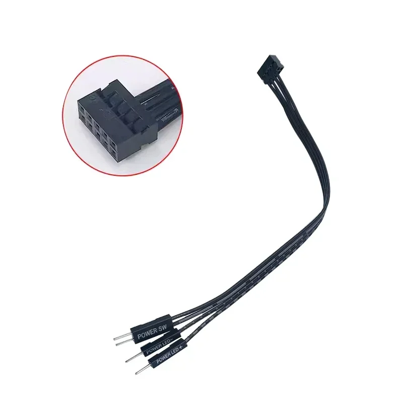 

Mini 9pin 2.0mm Spacing To Standard 2.5mm Power Extension Converter Cable DIY for Lenovo Computer Motherboard 15cm