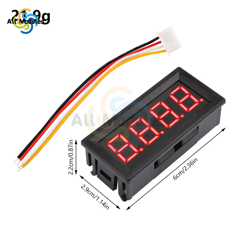 4 Digit 7 Segment Display Module RS485 LED Display ASCII Modbus Display Panel PLC Communication MODBUS