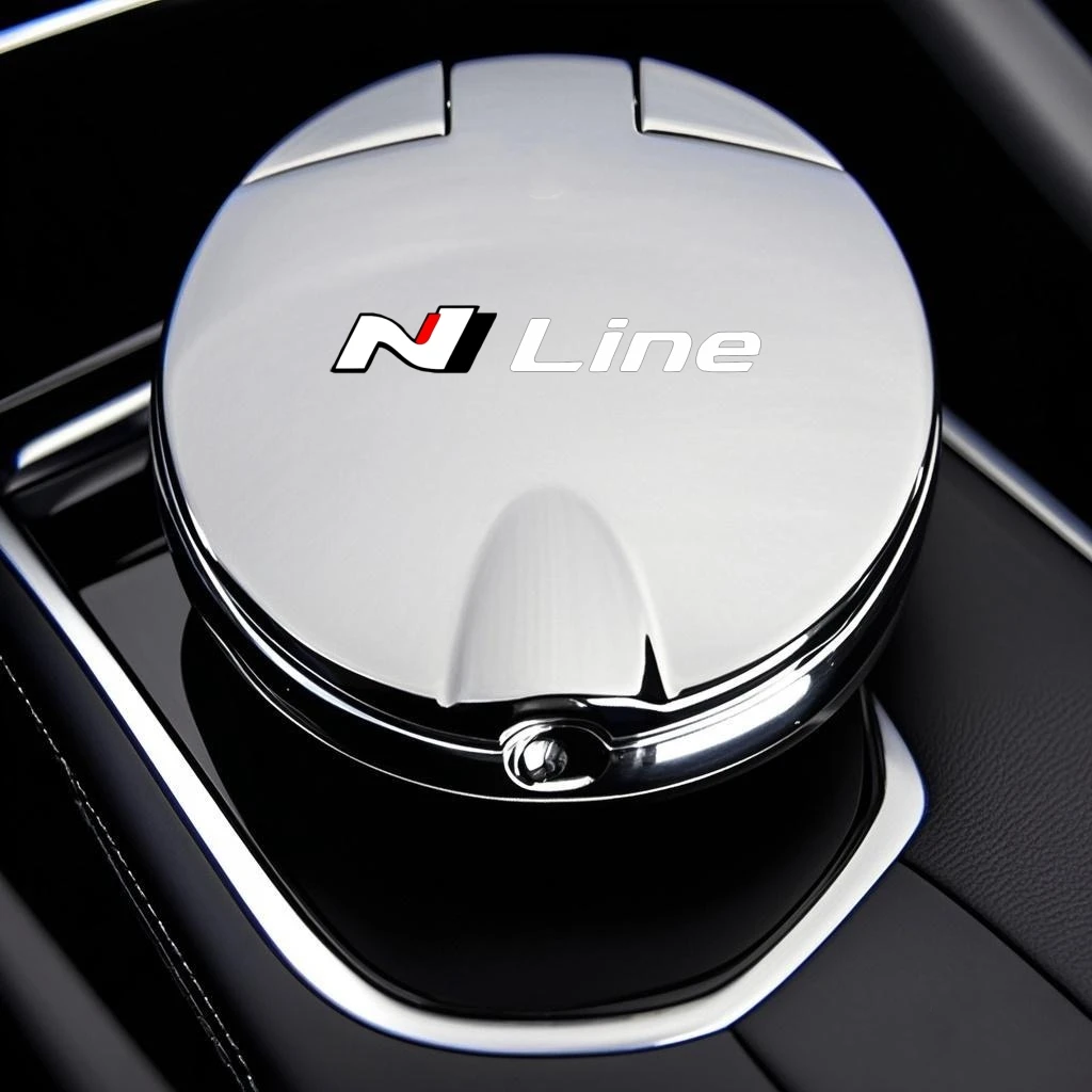 

Car Ashtray with Lid Smell Proof Blue Led Portable Ashtray Cup For Hyundai Tucson IX35 SantaFe Elantra I10 I20 I30 I40