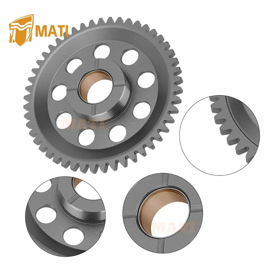 M MATI Starter One Way Clutch Idler Gear Gasket Kit for Yamaha Grizzly 550 700 Rhino Kodiak Viking 700 2007-2024 3B4-15515-00-00