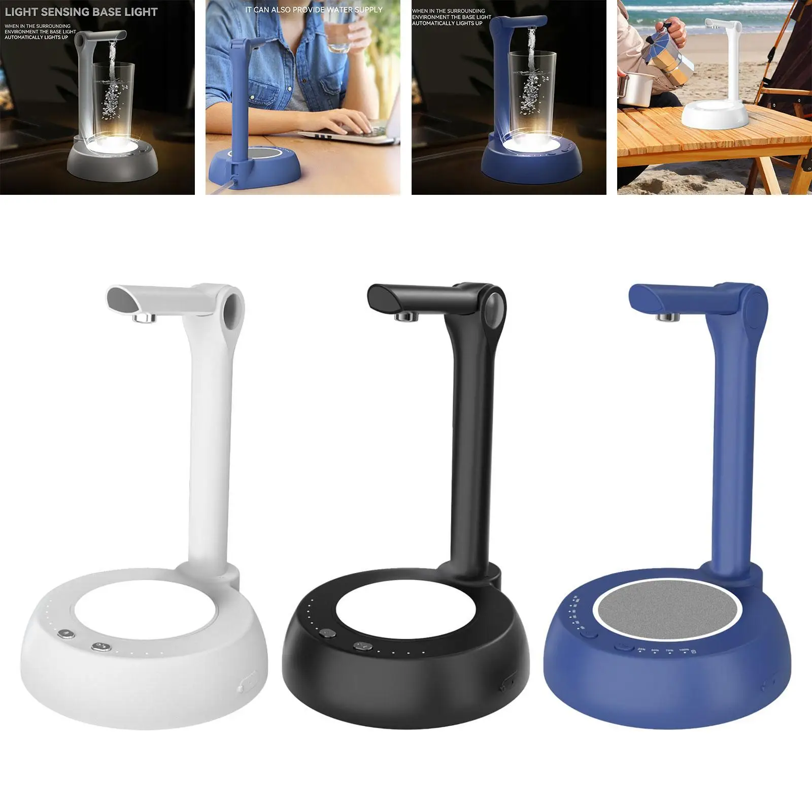 Настольный диспенсер для воды, автоматический диспенсер для воды, настольный диспенсер для воды, портативный электрический насос для бутылок с водой для дома и помещения