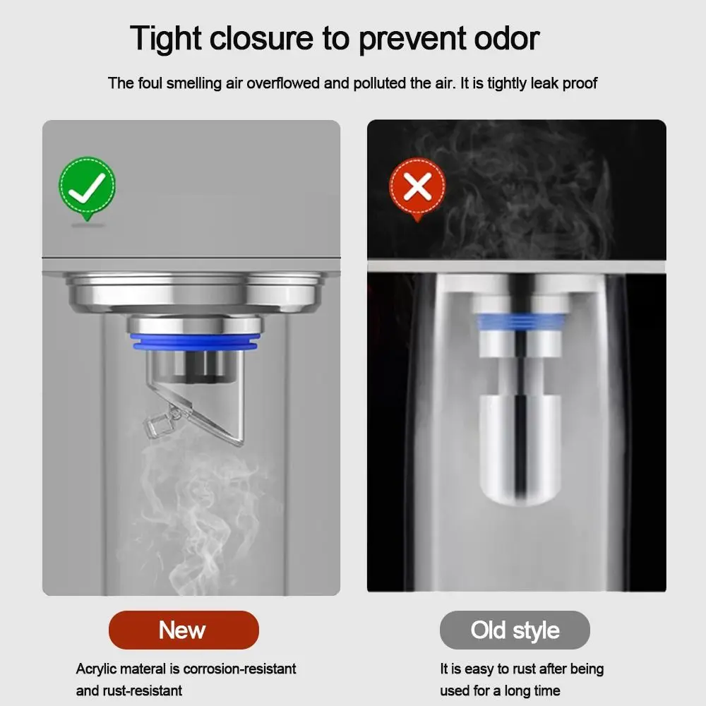 

Слив для пола в ванной комнате с защитой от запаха, дуршлаг с большим опуском, сливная крышка, предотвращающий насекомые, сливной фильтр для раковины, ванная комната, кухня