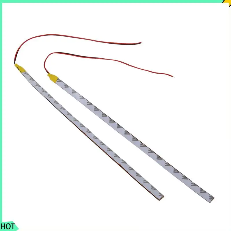 AWAH 8 In 1 30Cm 15 LED Flexible Car Auto Strip Neon Light Lamp Orange