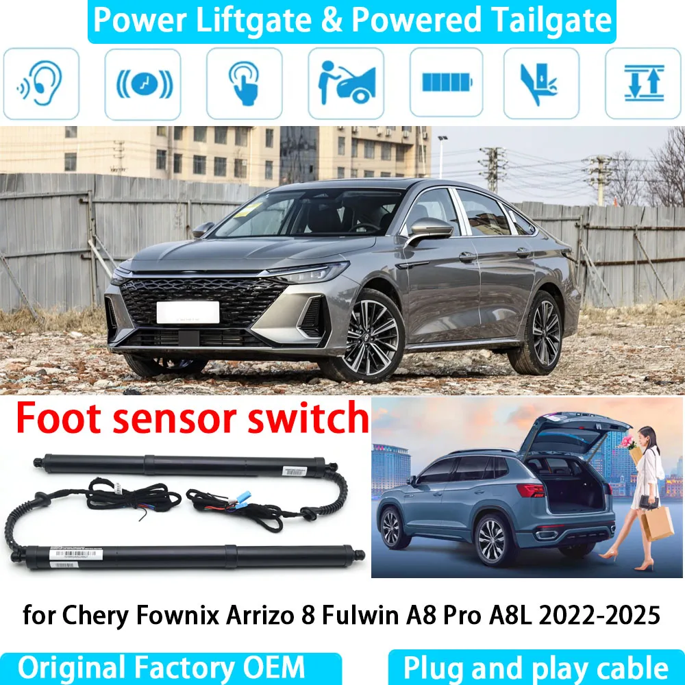 

for Chery Fownix Arrizo 8 Fulwin A8 Pro A8L Automatic Electric Power Liftgate Powered Tailgate Strut Tail Gate Lift System
