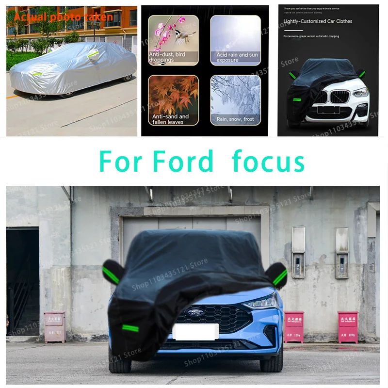 

Для защиты кузова автомобиля Ford focus, защита от снега, удаление краски, дождь, вода, пыль, защита от солнца, автомобильная одежда