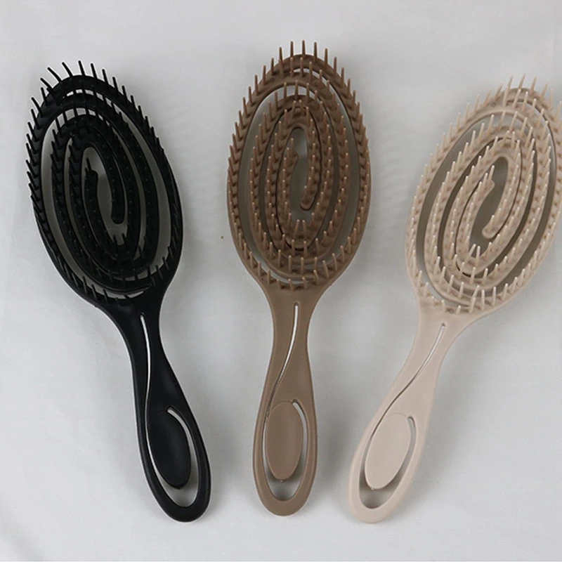 Professional Vented Hair Brush Comb Anti-Static Relaxing Scalp Massage Wet Dry Hairs Combs Hairdressing Styling Tools