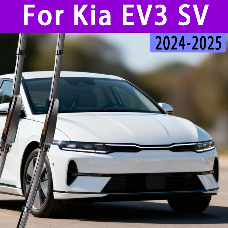 

For Kia EV3 SV 2024-2025 Front Windshield Wiper Blades 2pcs Windscreen Window Accessories